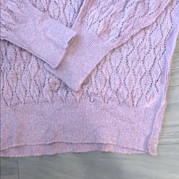 Nwt Free People "Say Hello" Lilac Tunic Sweater - Picture 5 of 6